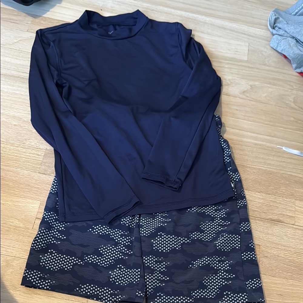 Kids Navy Swim Set